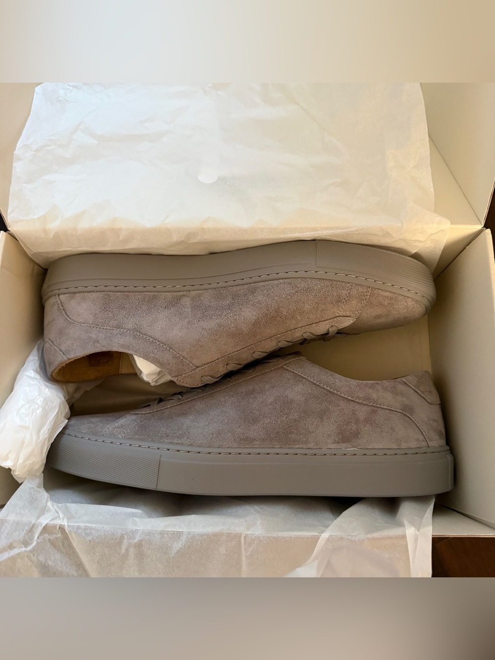 Koio Capri Suede Sneaker in Mineral Men size 11